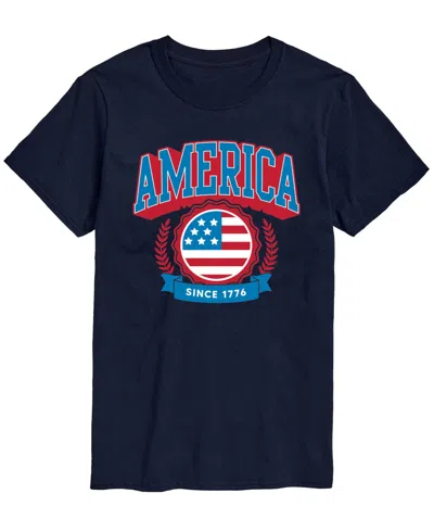 Airwaves Kids' Men's America Collegiate Short-sleeve Graphic T-shirts In Blue