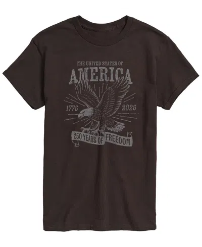 Airwaves Men's America Eagle Short-sleeve Graphic T-shirts In Brown