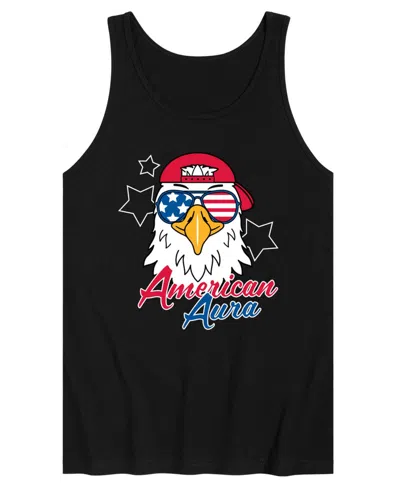 Airwaves Men's American Aura Eagle Sleeveless Graphic Tank In Black