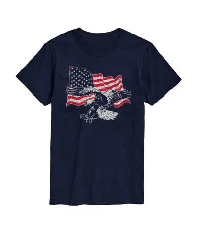 Airwaves Men's American Eagle Flag Short Sleeve T-shirt In Blue