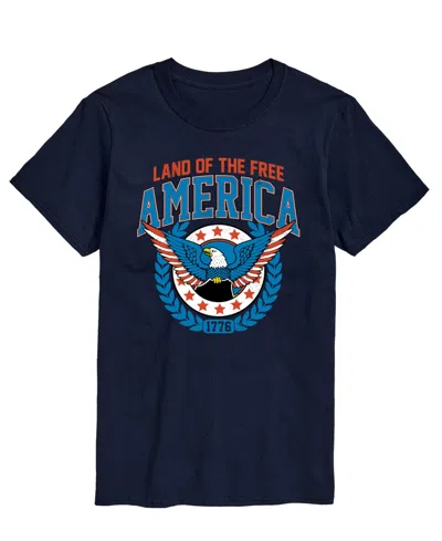 Airwaves Men's Americana Land Of The Free Short Sleeve T-shirt