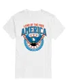 Airwaves Men's Americana Land Of The Free Short Sleeve T-shirt