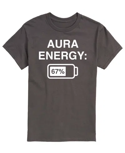 Airwaves Men's Aura Energy 67 Short-sleeve Graphic T-shirt In Charcoal