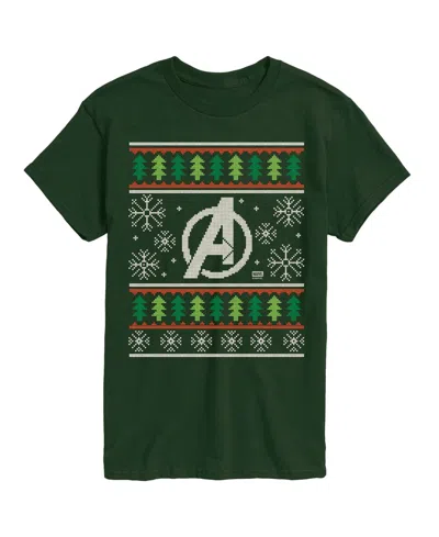 Airwaves Men's Avengers Graphic Short-sleeve T-shirt In Green