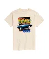Airwaves Men's Back To The Future Short Sleeve T-shirt In Beige,khaki