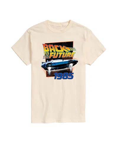 Airwaves Men's Back To The Future Short Sleeve T-shirt In Beige,khaki
