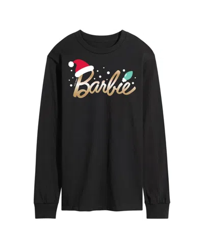 Airwaves Men's Barbie Holiday Long Sleeve T-shirt In Black