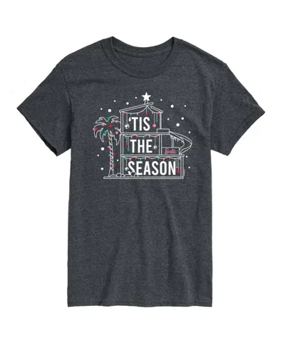 Airwaves Men's Barbie Holiday Short Sleeve T-shirt In Gray