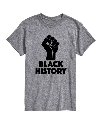 Airwaves Men's Black History Month Short Sleeves T-shirt In Gray