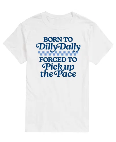 Airwaves Men's Born To Dilly Dally Short-sleeve Graphic T-shirt In White