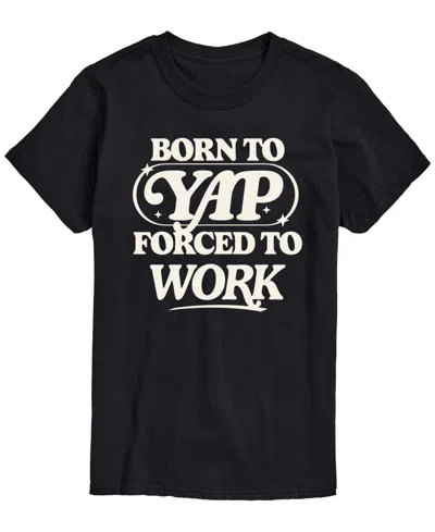 Airwaves Men's Born To Yap Short-sleeve Graphic T-shirt In Black