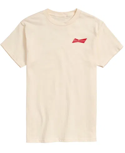 Airwaves Men's Budweiser Core Short Sleeve T-shirt In Neutral
