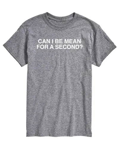 Airwaves Men's Can Be Mean For Second Short-sleeve Graphic T-shirt In Athletic Heather