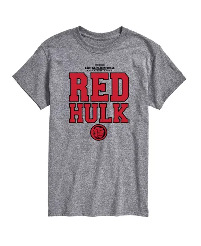 Airwaves Men's Captain America Brave New World Red Hulk Short Sleeve T-shirt In Gray
