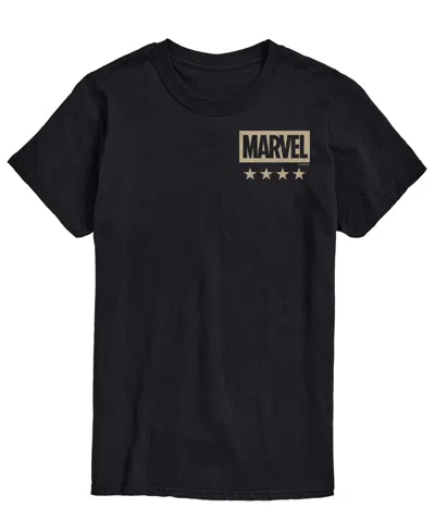 Airwaves Men's Captain America Flag Short-sleeve Graphic T-shirts In Black