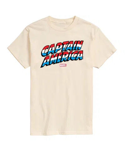 Airwaves Men's Captain America Short Sleeve T-shirt In Neutral