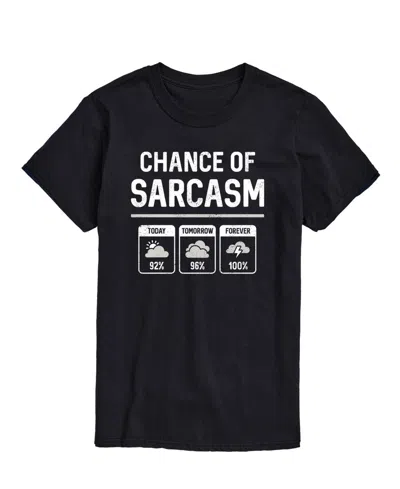 Airwaves Men's Chance Of Sarcasm Short Sleeve T-shirt In Black