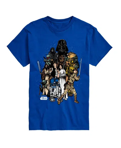 Airwaves Men's Character Collage Short-sleeve Graphic T-shirt In Blue