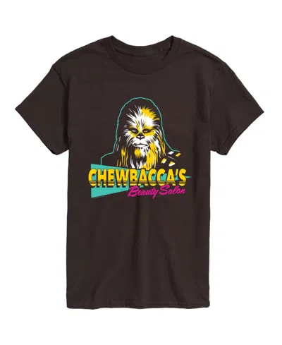 Airwaves Men's Chewbacca Beauty Salon Short-sleeve Graphic T-shirt In Brown