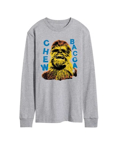 Airwaves Men's Chewie Pop Long-sleeve Graphic T-shirt In Gray