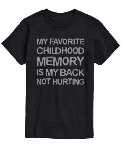 Airwaves Men's Childhood Memory Short-sleeve Graphic T-shirt In Black
