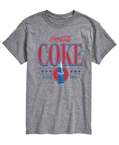 Airwaves Men's Coca-cola 90s Collegiate Design Short-sleeve Graphic T-shirt In Multi