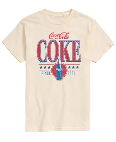 Airwaves Men's Coca-cola 90s Collegiate Design Short-sleeve Graphic T-shirt In Multi