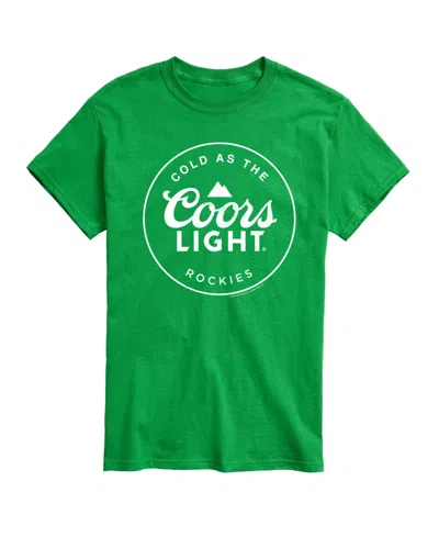 Airwaves Men's Coors Light Cold As The Rockies Short-sleeve Graphic T-shirt In Green