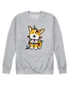 Airwaves Men's Corgi Lights Long Sleeve T-shirt In Gray