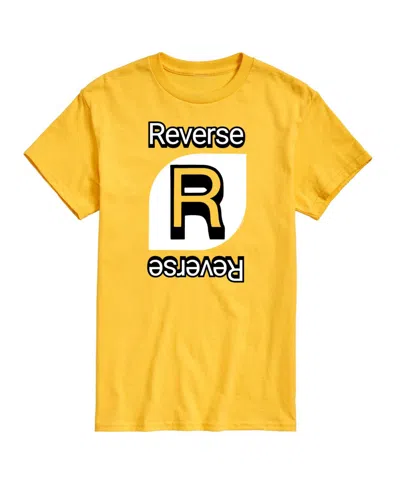 Airwaves Men's Crew Neck Uno T-shirt In Yellow