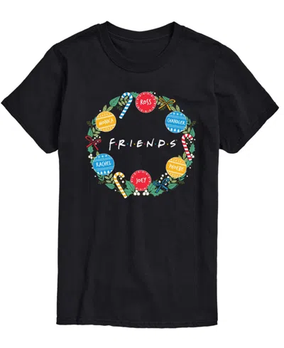 Airwaves Men's Crewneck Short-sleeve Graphic T-shirt In Black