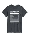 Airwaves Men's Dad Facts Short Sleeve T-shirt In Gray