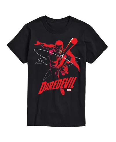 Airwaves Men's Daredevil Running Short-sleeve Graphic T-shirt In Black
