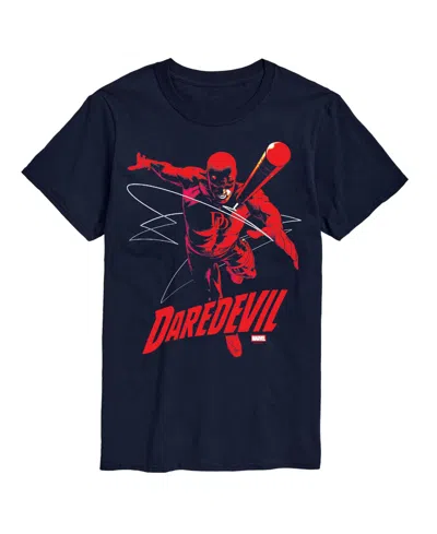 Airwaves Men's Daredevil Running Short-sleeve Graphic T-shirt In Blue