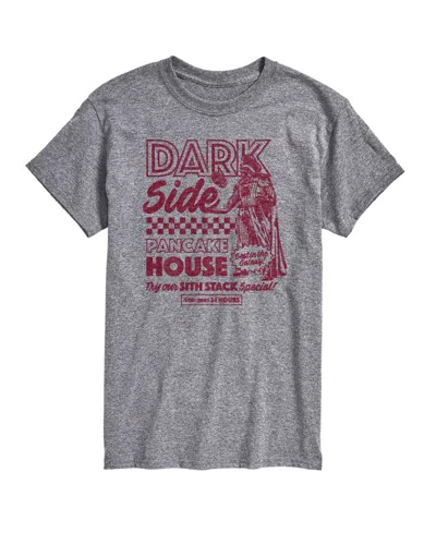 Airwaves Men's Dark Side Pancake House Short-sleeve Graphic T-shirt In Gray