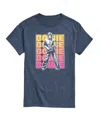 Airwaves Men's David Bowie Repeated Short Sleeve T-shirt In Blue