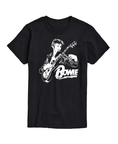 Airwaves Men's David Bowie Short Sleeve T-shirt In Black
