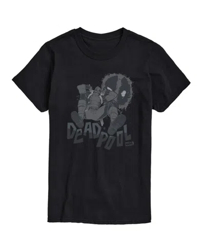 Airwaves Men's Deadpool Short Sleeve T-shirt In Black