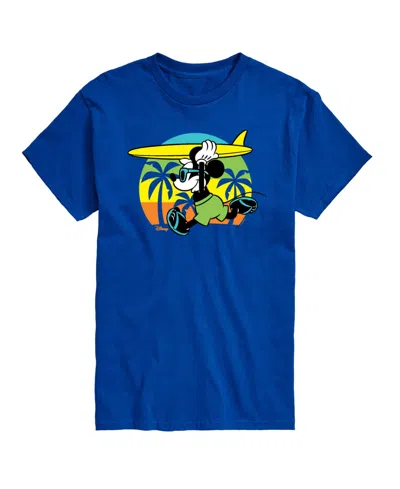 Airwaves Men's Disney Beach Mickey Graphic T-shirt In Royal Blue