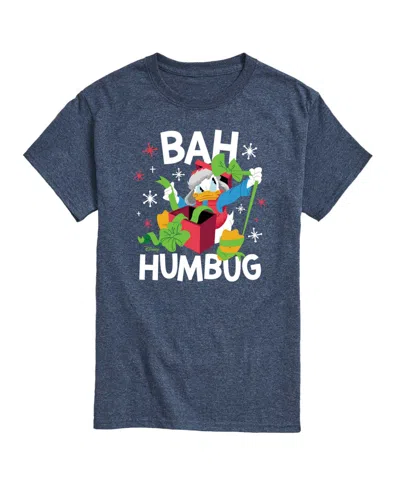 Airwaves Men's Disney Donald Duck Bah Humbug Short-sleeve Graphic T-shirt In Blue