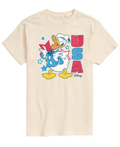 Airwaves Men's Disney Donald Usa Short-sleeve Graphic T-shirt In Neutral