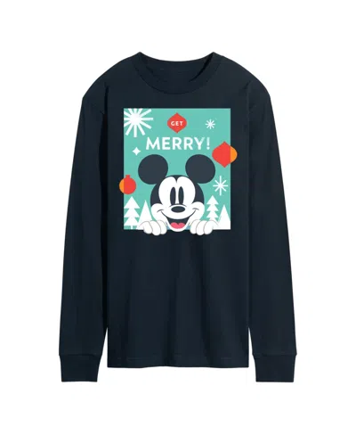 Airwaves Men's Disney Holiday Long Sleeves T-shirt In Blue