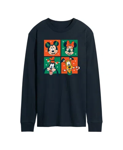 Airwaves Men's Disney Holiday Long Sleeves T-shirt In Blue