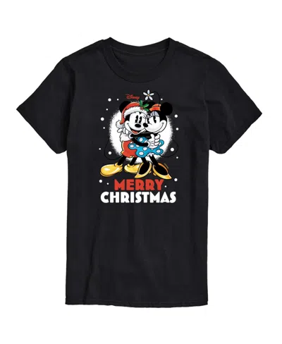 Airwaves Men's Disney Holiday Short Sleeves T-shirt In Black