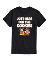 Airwaves Men's Disney Just Here For The Cookies Short-sleeve Graphic T-shirt In Black