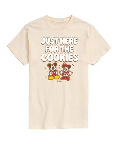 Airwaves Men's Disney Just Here For The Cookies Short-sleeve Graphic T-shirt In White