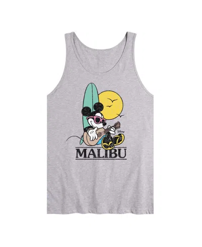 Airwaves Men's Disney Mickey Malibu Beach Graphic Tank Top In Athletic Heather