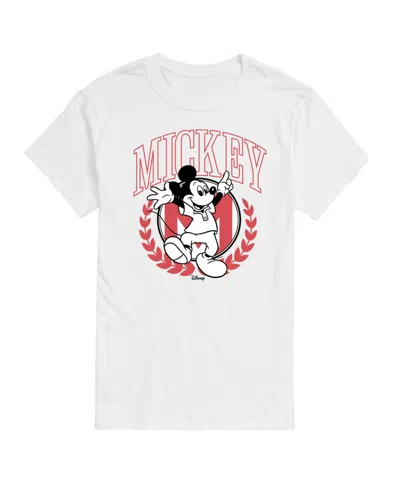 Airwaves Men's Disney Mickey Mouse Short Sleeve Tee In White