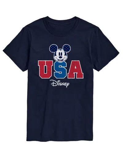 Airwaves Men's Disney Mickey Mouse Usa Short Sleeve T-shirt