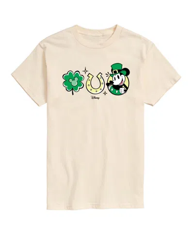Airwaves Men's Disney Mickey St. Patrick's Icons Graphic T-shirt In White